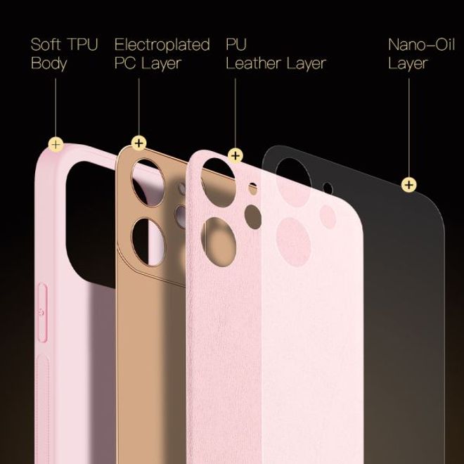 Dux Ducis - iPhone 12 mini Hülle - Edles Hardcase - Yolo Series - pink
