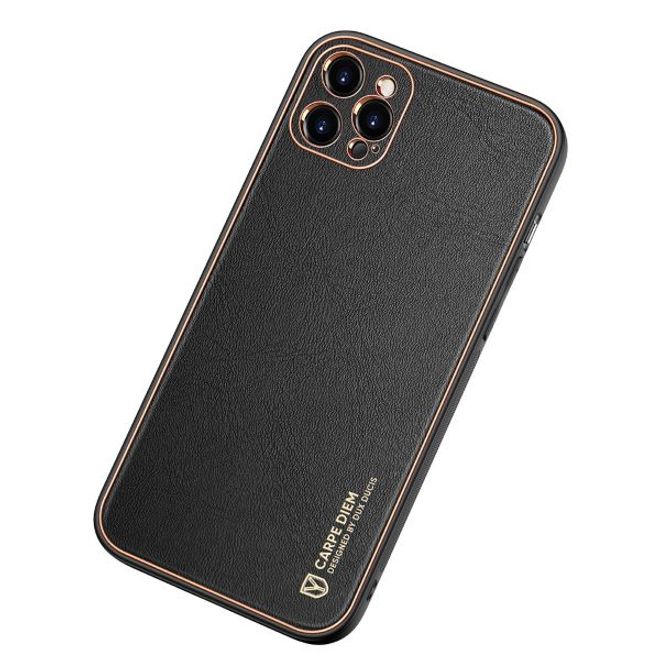 Dux Ducis - iPhone 12 Pro Hülle - Edles Hardcase - Yolo Series - schwarz
