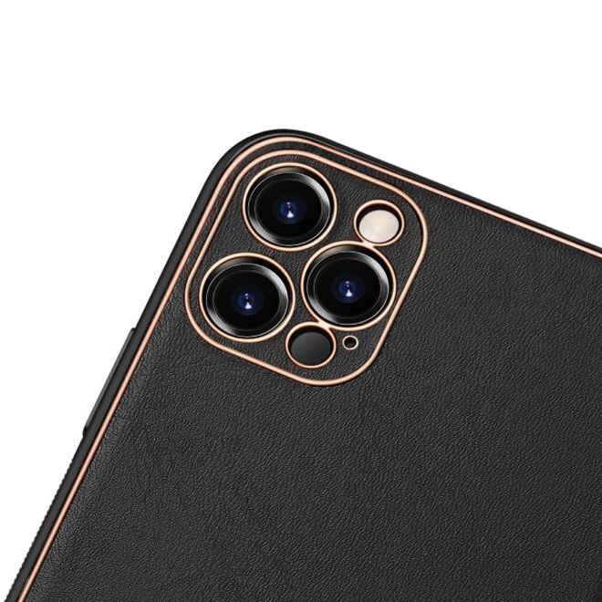 Dux Ducis - iPhone 12 Pro Hülle - Edles Hardcase - Yolo Series - schwarz