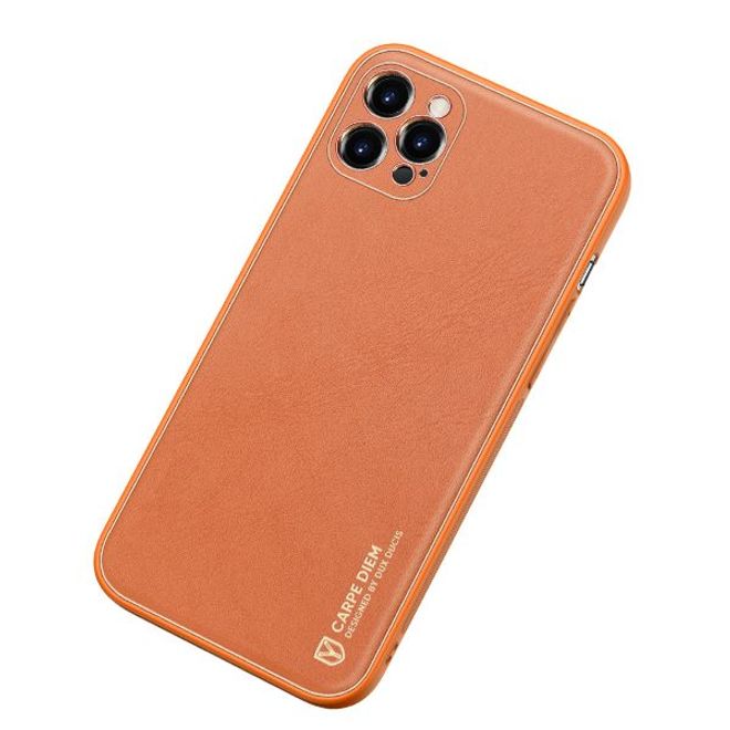 Dux Ducis - iPhone 12 Pro Hülle - Edles Hardcase - Yolo Series - orange