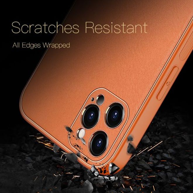 Dux Ducis - iPhone 12 Pro Hülle - Edles Hardcase - Yolo Series - orange