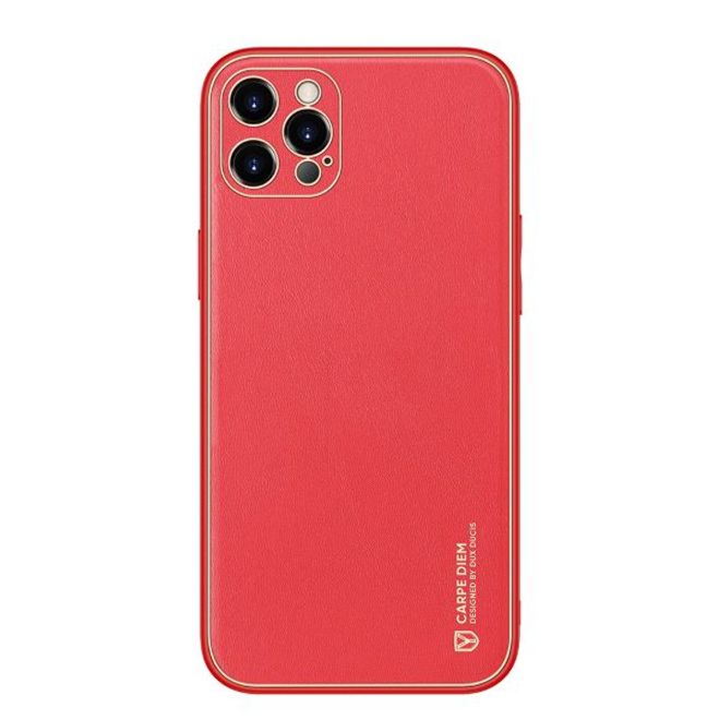 Dux Ducis - iPhone 12 Pro Hülle - Edles Hardcase - Yolo Series - rot