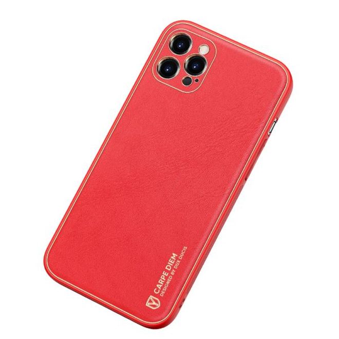 Dux Ducis - iPhone 12 Pro Hülle - Edles Hardcase - Yolo Series - rot