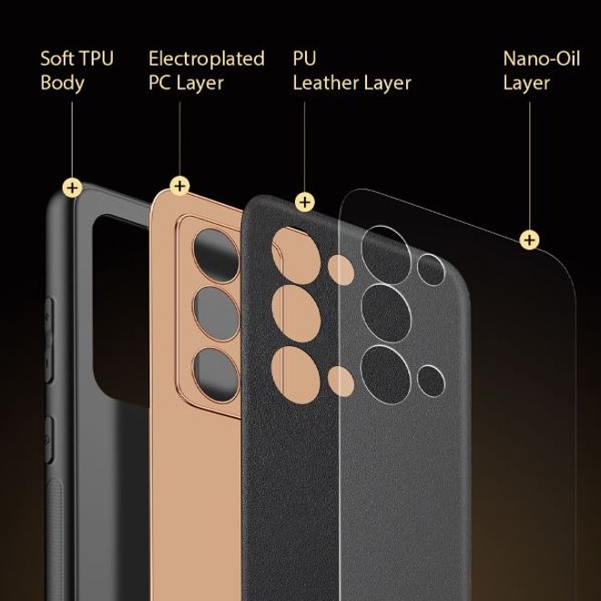 Dux Ducis - Samsung Galaxy Note 20 Hülle - Edles Hardcase - Yolo Series - schwarz