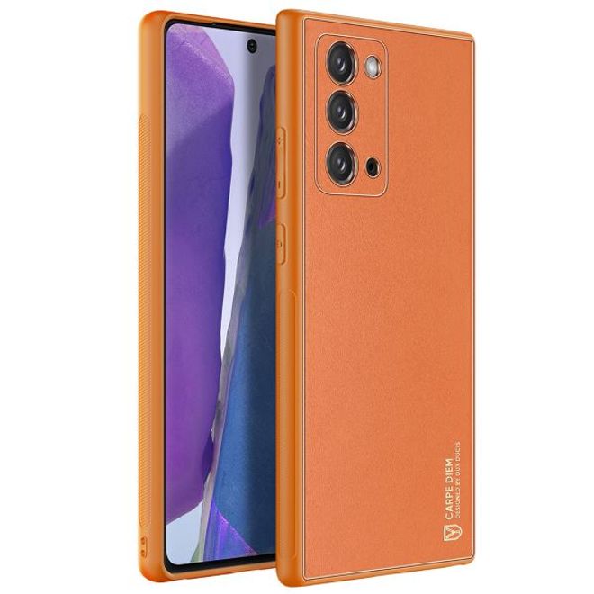 Dux Ducis - Samsung Galaxy Note 20 Hülle - Edles Hardcase - Yolo Series - orange