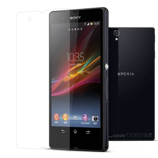Sony Xperia Z Schutzglas Displayschutz - Panzer Glas - 0.3mm dick - transparent
