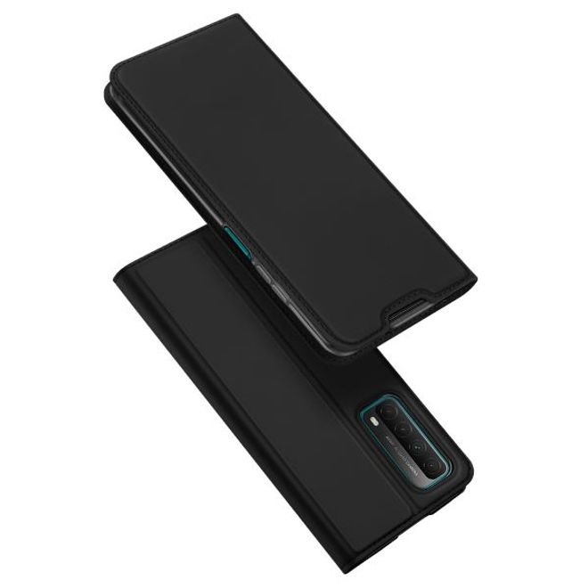 Dux Ducis - Huawei P Smart 2021 Hülle - Handy Bookcover - Skin Pro Series - schwarz