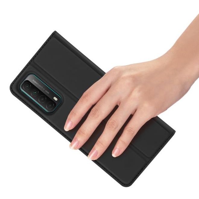Dux Ducis - Huawei P Smart 2021 Hülle - Handy Bookcover - Skin Pro Series - schwarz