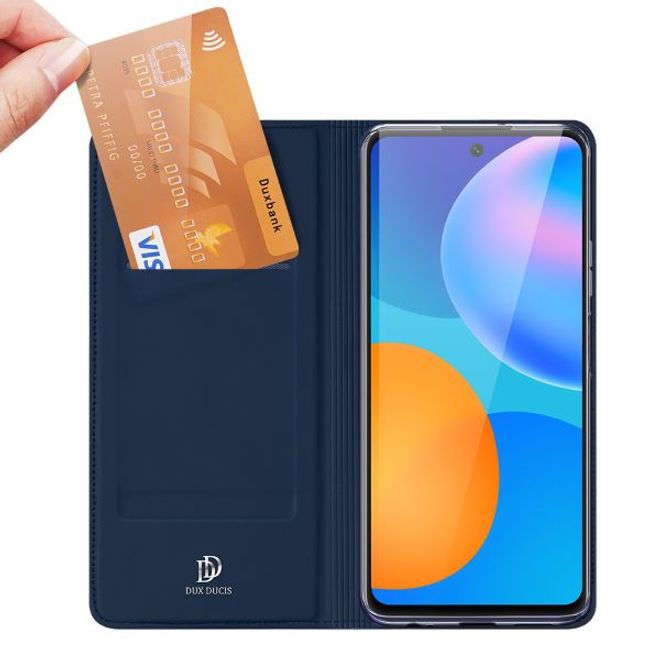 Dux Ducis - Huawei P Smart 2021 Hülle - Handy Bookcover - Skin Pro Series - blau
