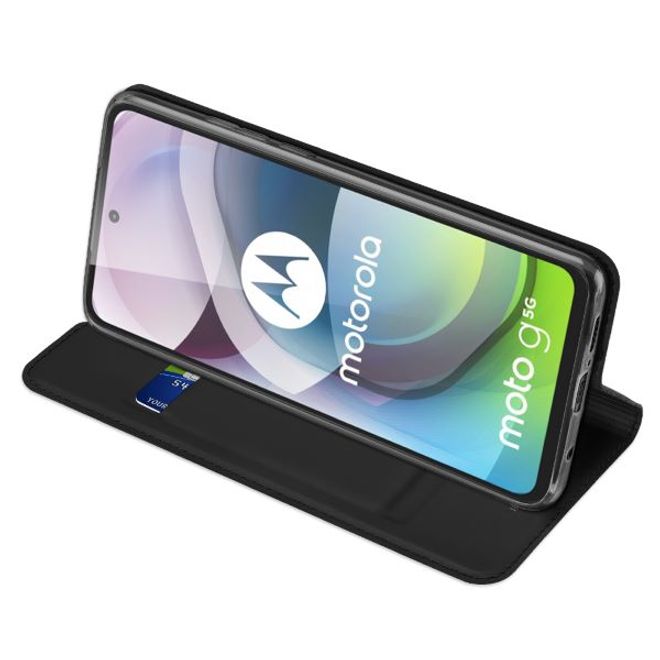 Dux Ducis - Motorola Moto G 5G Hülle - Handy Bookcover - Skin Pro Series - schwarz