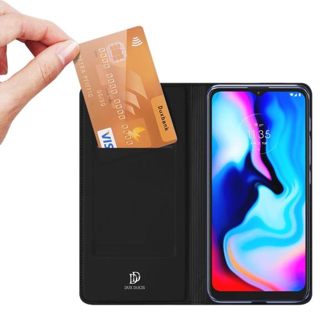 Dux Ducis - Motorola Moto G9 Play Hülle - Handy Bookcover - Skin Pro Series - schwarz