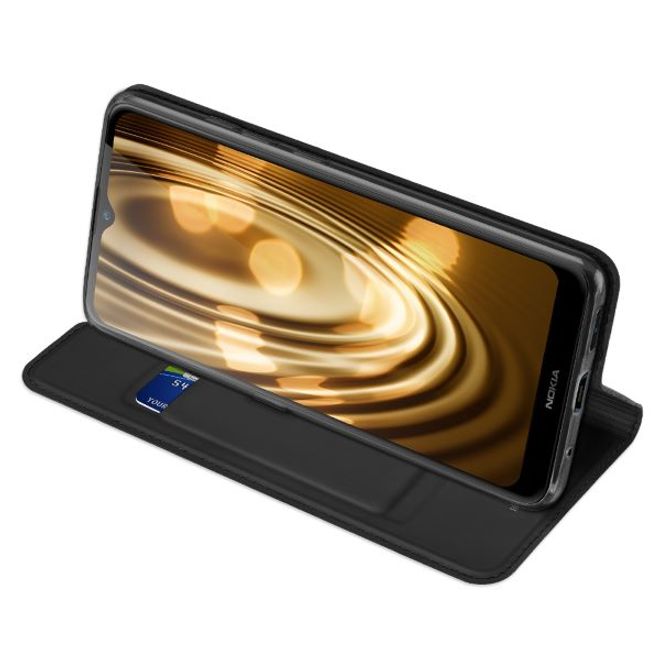 Dux Ducis - Nokia 2.4 Hülle - Handy Bookcover - Skin Pro Series - schwarz