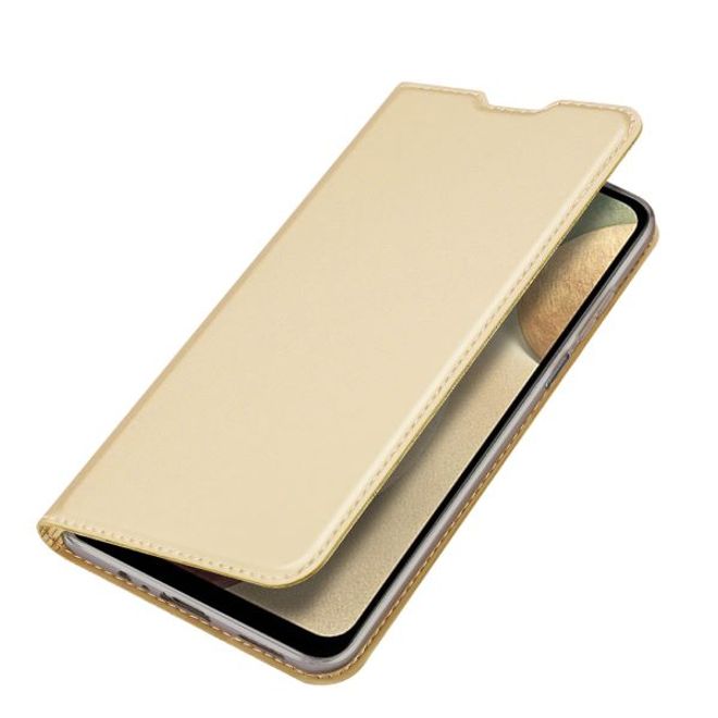 Dux Ducis - Samsung A12 Hülle - Handy Bookcover - Skin Pro Series - gold