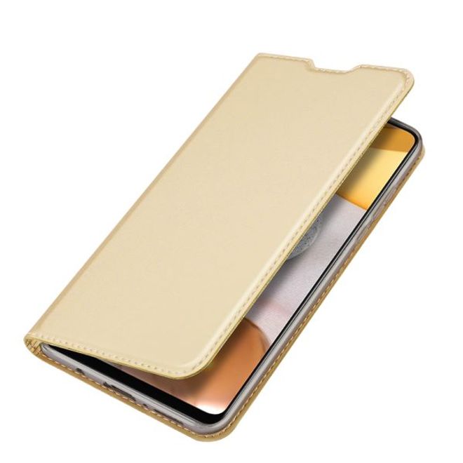 Dux Ducis - Samsung A42 5G Hülle - Handy Bookcover - Skin Pro Series - gold