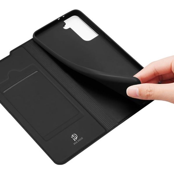 Dux Ducis - Samsung S21+ Hülle - Handy Bookcover - Skin Pro Series - schwarz