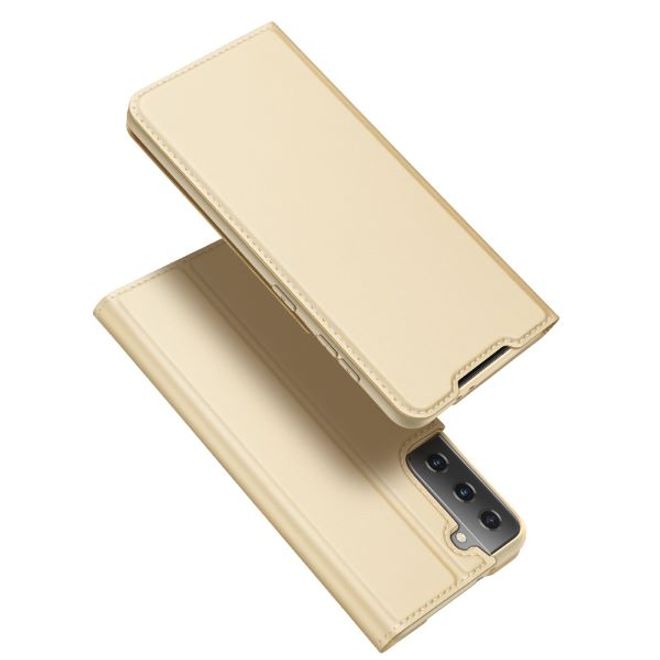 Dux Ducis - Samsung S21+ Hülle - Handy Bookcover - Skin Pro Series - gold