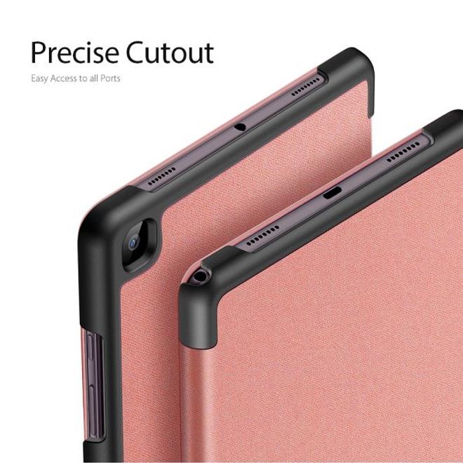 Dux Ducis - Samsung Galaxy Tab A7 10.4 (2020)  Hülle - Leder Smart Flip Case - Domo Series - pink