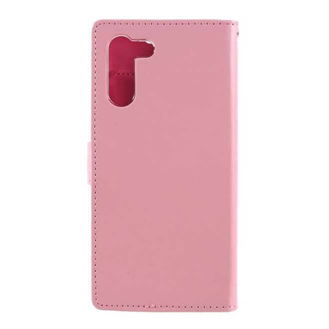 Goospery - Samsung Galaxy S21+ Hülle - Leder Bookcover - Rich Diary Series - rosa/pink