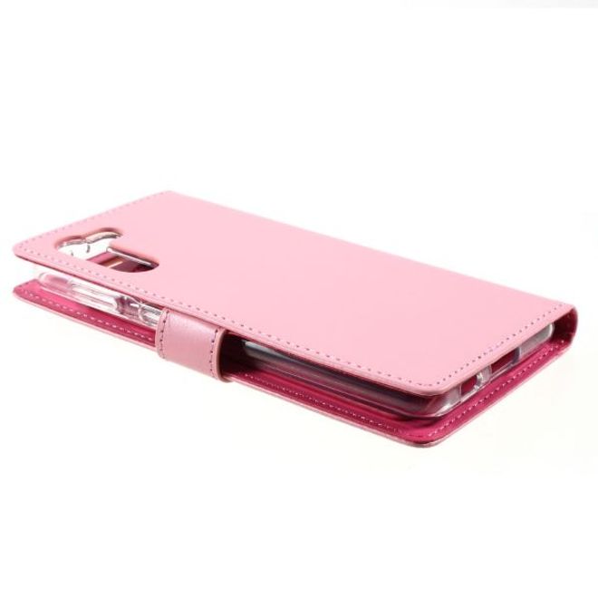 Goospery - Samsung Galaxy S21+ Hülle - Leder Bookcover - Rich Diary Series - rosa/pink