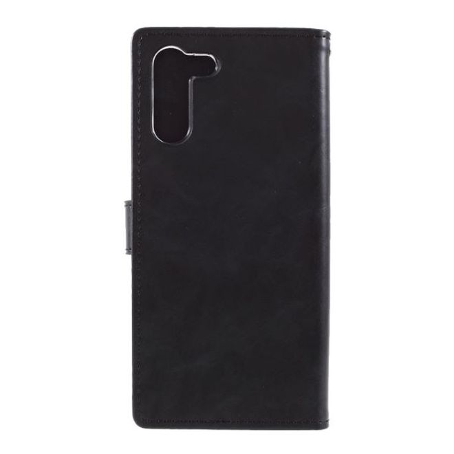 Goospery - Samsung Galaxy S21+ Hülle - Leder Bookcover - Bluemoon Diary Series - schwarz