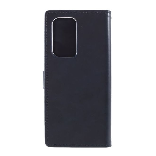 Goospery - Samsung Galaxy S21 Ultra Hülle - Leder Bookcover - Bluemoon Diary Series - schwarz