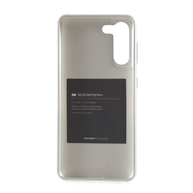 Goospery - Samsung Galaxy S21+ Handy Hülle - TPU Soft Case - i Jelly Metal Series - grau
