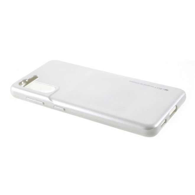 Goospery - Samsung Galaxy S21+ Handy Hülle - TPU Soft Case - i Jelly Metal Series - grau