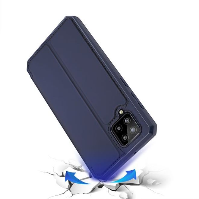 Dux Ducis - Samsung Galaxy A42 5G Hülle - Robustes Handy Bookcover - Skin X Series - blau