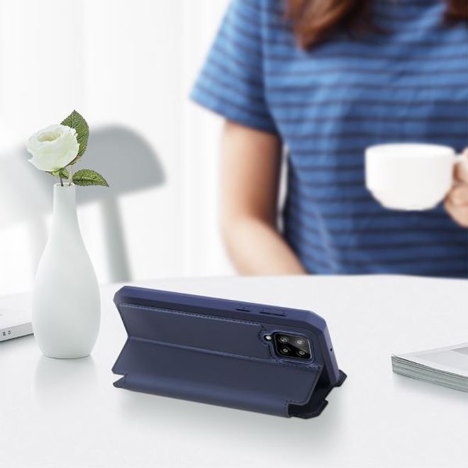 Dux Ducis - Samsung Galaxy A42 5G Hülle - Robustes Handy Bookcover - Skin X Series - blau