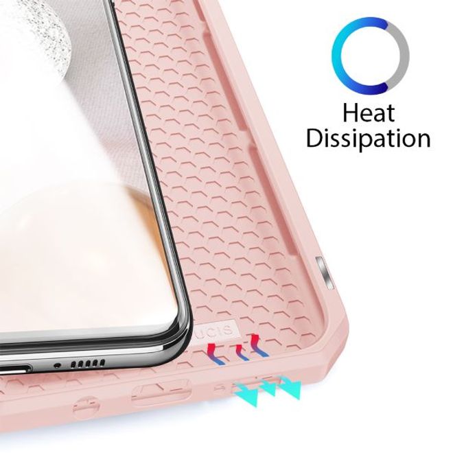 Dux Ducis - Samsung Galaxy A42 5G Hülle - Robustes Handy Bookcover - Skin X Series - pink