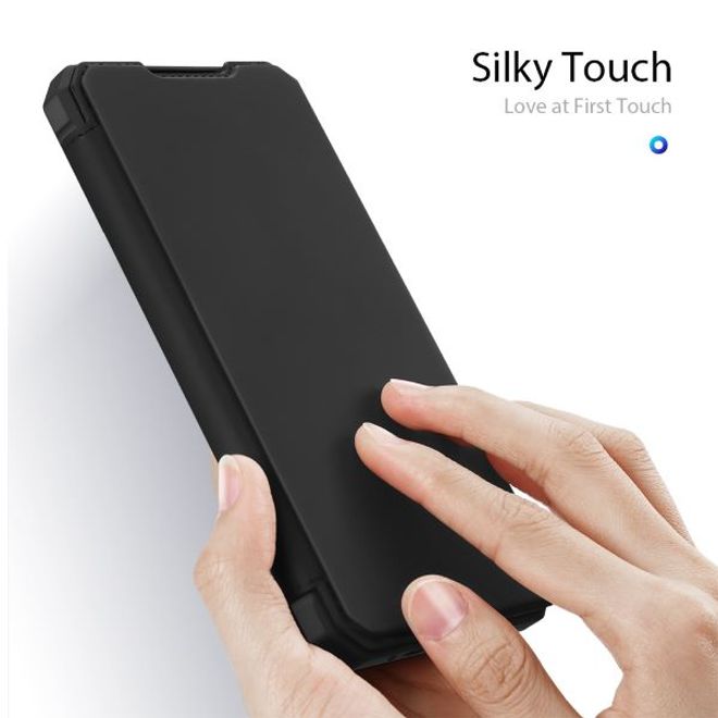Dux Ducis - Samsung Galaxy A42 5G Hülle - Robustes Handy Bookcover - Skin X Series - schwarz