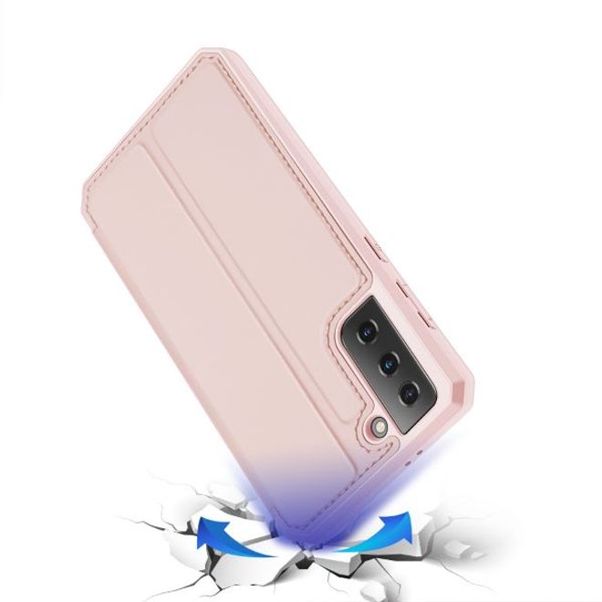 Dux Ducis - Samsung Galaxy S21+ Hülle - Robustes Handy Bookcover - Skin X Series - pink