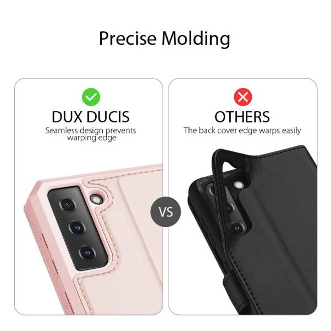 Dux Ducis - Samsung Galaxy S21+ Hülle - Robustes Handy Bookcover - Skin X Series - pink