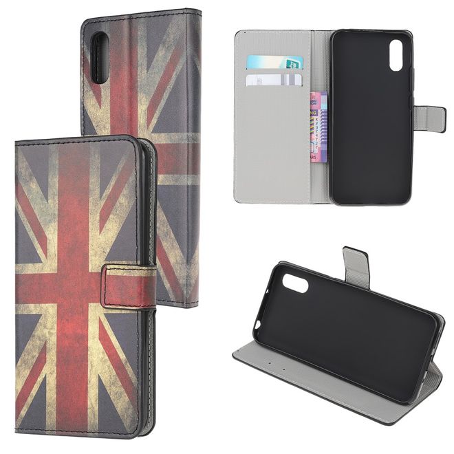 Samsung Galaxy Xcover 5 Handy Hülle - Leder Bookcover Image Series - Retro UK Flagge