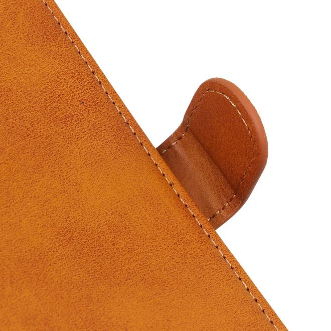 Sony Xperia 10 III Handy Hülle - Classic IV Leder Bookcover Series - braun