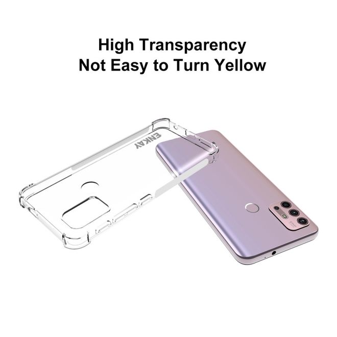 Enkay - Motorola Moto G30 / G10 Handyhülle - Robustes TPU Softcase - transparent
