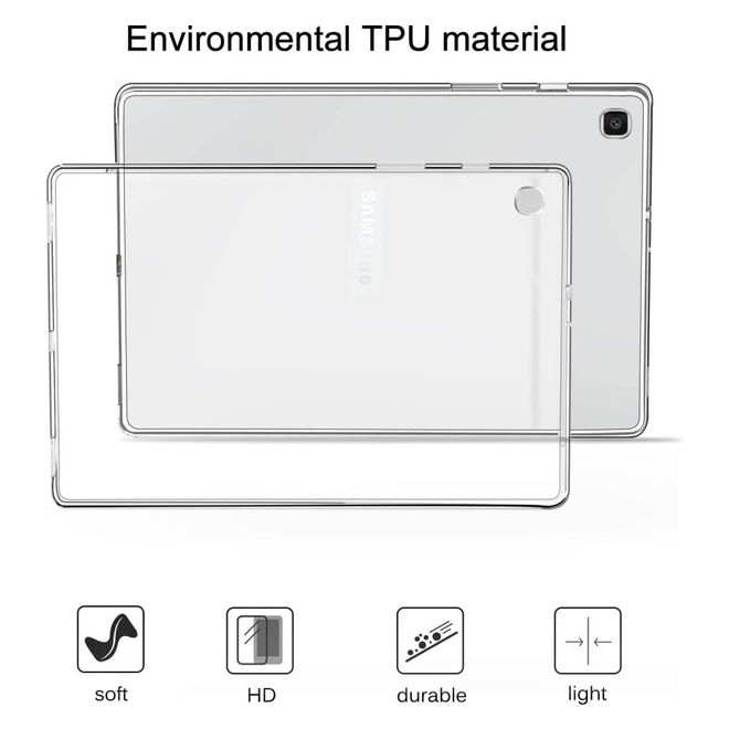 Samsung Galaxy Tab A7 10.4 (2020) Hülle - TPU Softcase - transparent