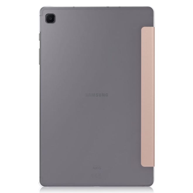 Samsung Galaxy Tab A7 10.4 (2020) Leder Hülle - dreifach faltbar - pink