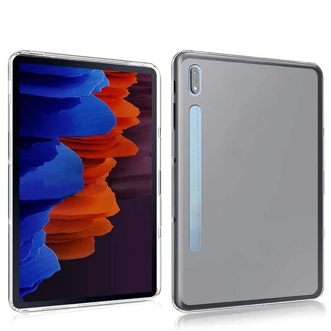 Samsung Galaxy Tab S7+ Hülle - TPU Softcase - transparent