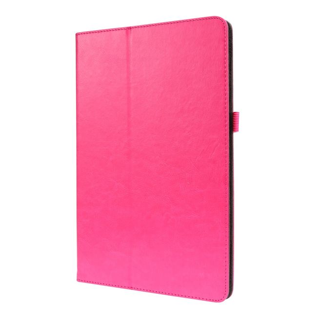 Samsung Galaxy Tab S7 Hülle- Zweifach faltbares Crazy Horse Leder Case - rosa