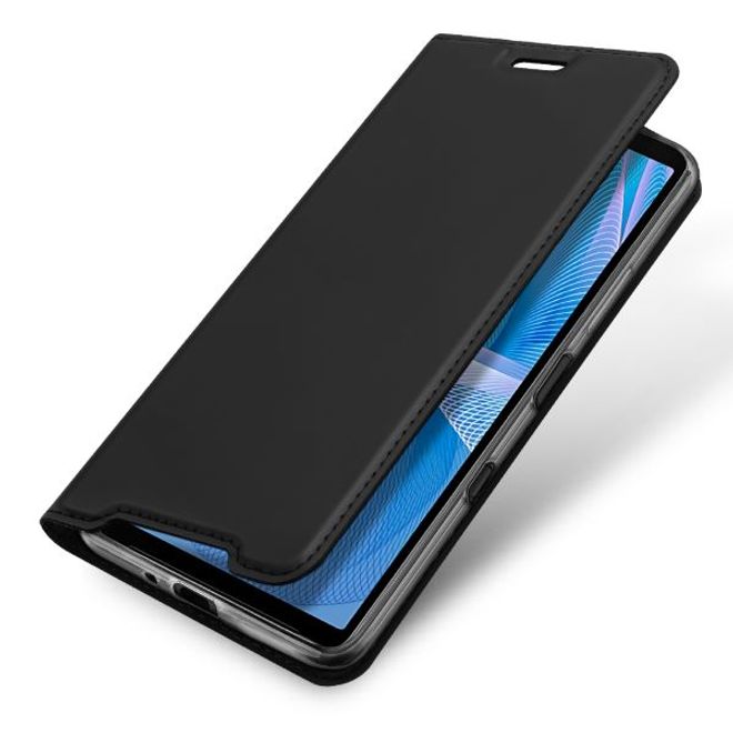 Dux Ducis - Sony Xperia 10 III Hülle - Handy Bookcover - Skin Pro Series - schwarz
