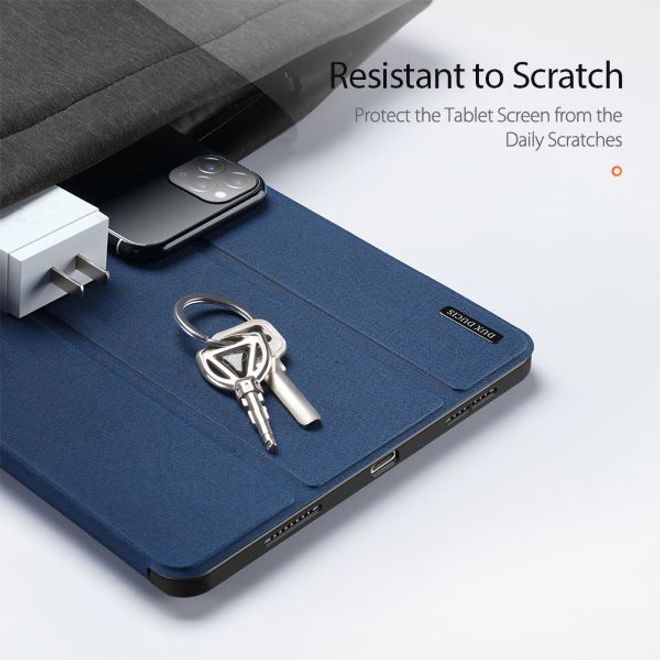 Dux Ducis - iPad Pro 11 (2022 / 2021) Hülle - Leder Smart Flip Case - Domo Series - blau