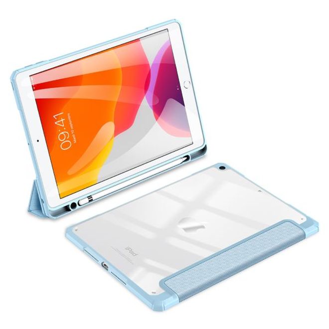 Dux Ducis - iPad 10.2 (2021 / 2020 / 2019) Hülle - Leder Bookcover - Toby Series - blau