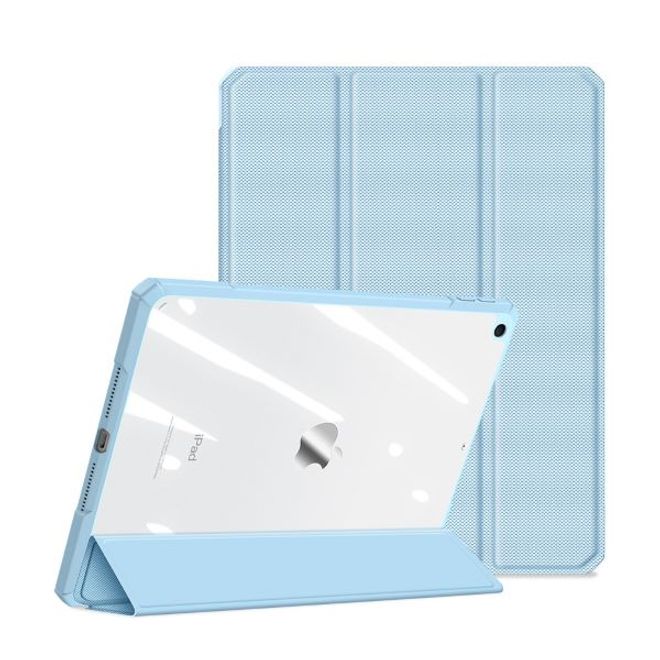 Dux Ducis - iPad 10.2 (2021 / 2020 / 2019) Hülle - Leder Bookcover - Toby Series - blau