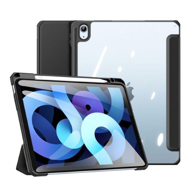 Dux Ducis - iPad Air (2022) / iPad Air (2020) Hülle - Leder Bookcover - Toby Series - schwarz