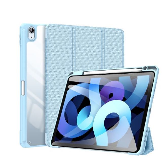 Dux Ducis - iPad Air (2022) / iPad Air (2020) Hülle - Leder Bookcover - Toby Series - blau