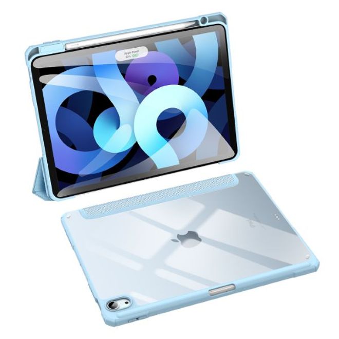 Dux Ducis - iPad Air (2022) / iPad Air (2020) Hülle - Leder Bookcover - Toby Series - blau