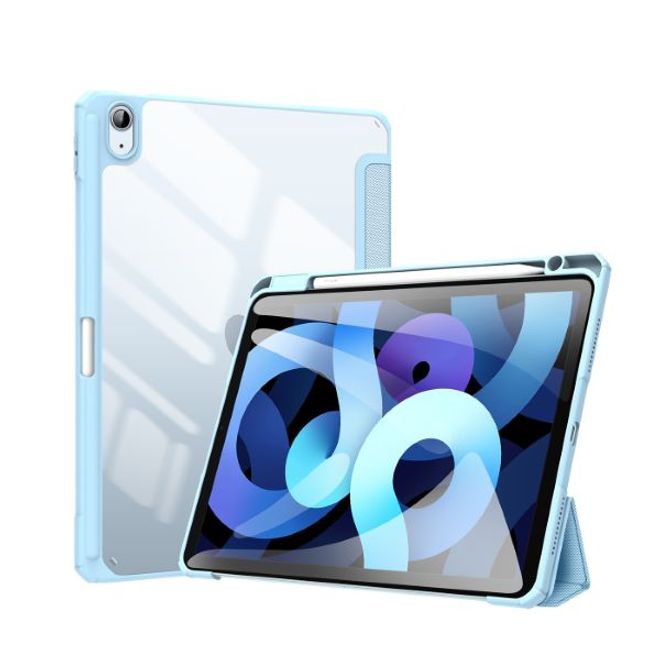 Dux Ducis - iPad Air (2022) / iPad Air (2020) Hülle - Leder Bookcover - Toby Series - blau