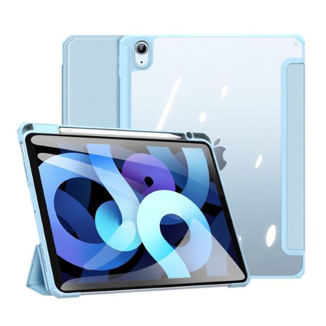 Dux Ducis - iPad Air (2022) / iPad Air (2020) Hülle - Leder Bookcover - Toby Series - blau