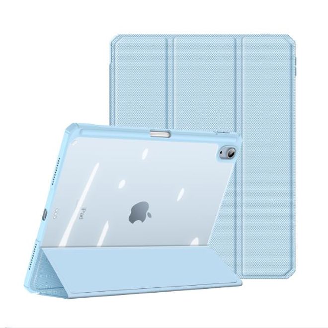 Dux Ducis - iPad Air (2022) / iPad Air (2020) Hülle - Leder Bookcover - Toby Series - blau